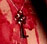 a key with blood