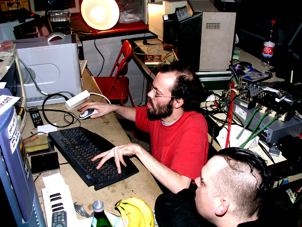 man on pc