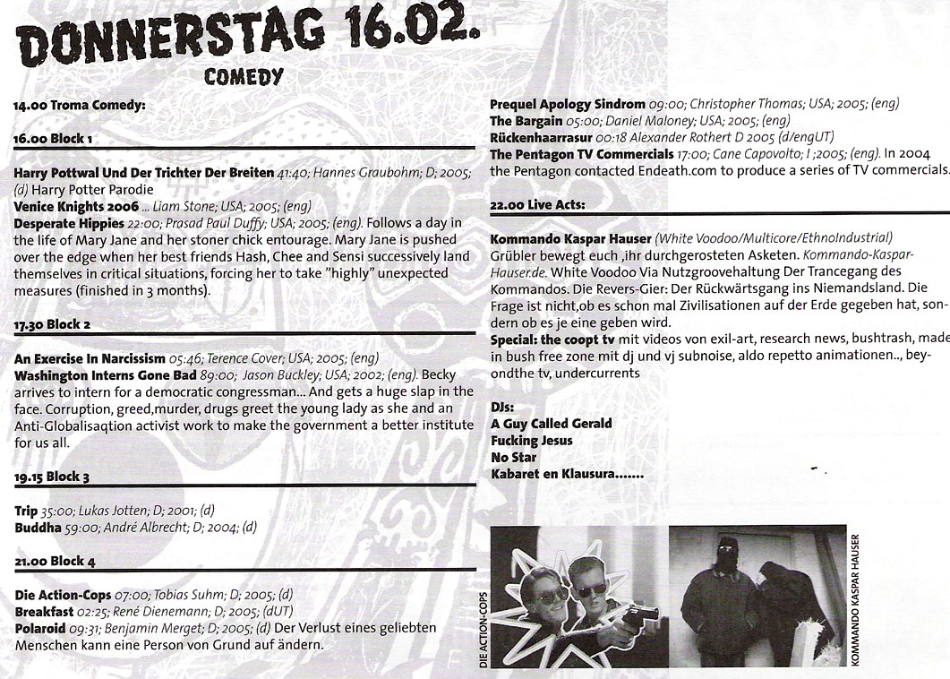 tromanale programm page 09