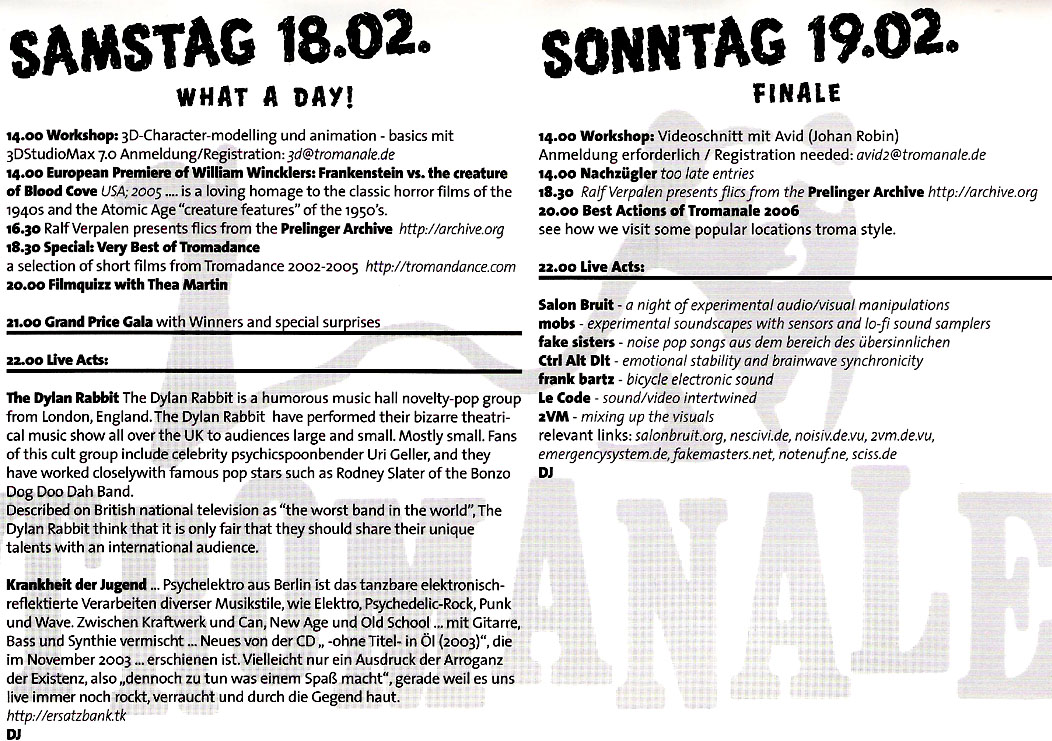 tromanale programm page 12